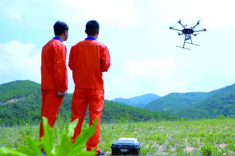 景泰无人机倾斜摄影巡检拍摄